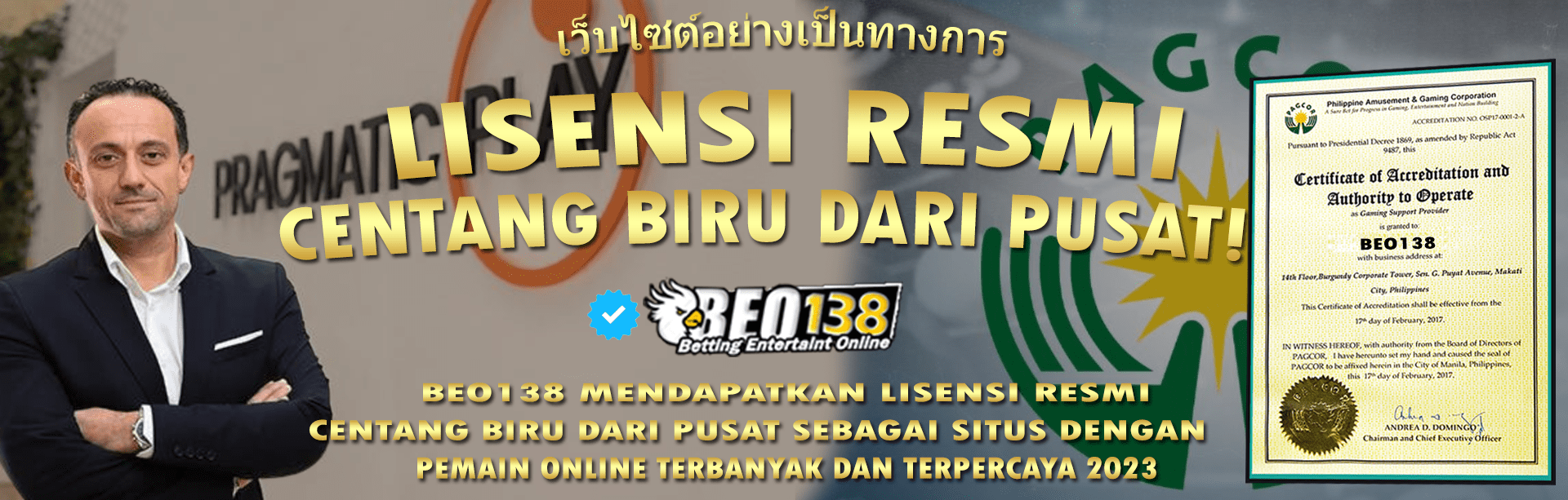 Lisensi Resmi Beo138