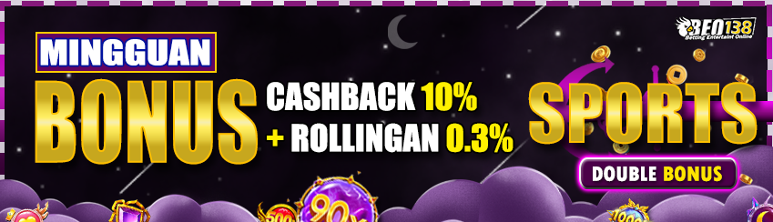DOUBLE BONUS MINGGUAN BOLA